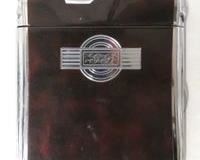 Ronson Lighter-Shaped Cigarette Case Initials GB Measurements: 3.25" 3.75" x .5"