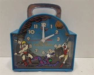 Quartz HeMan-Themed Talking Alarm Clock