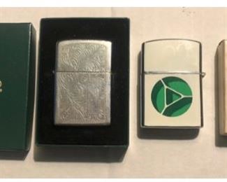 VINTAGE Zippo Lighter & Continental ADVERTISING