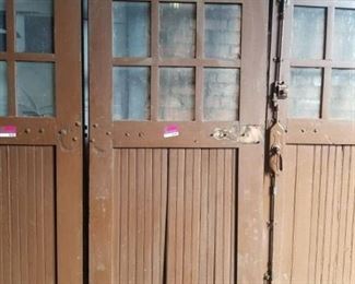 Antique Wood Garage Door