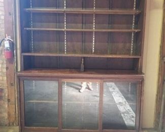 Antique Solid Wood Buffet Cabinet