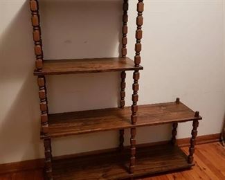 4 Shelf Spindle Shelving Unit