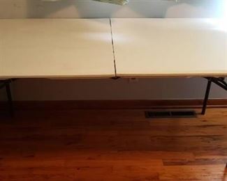 6 Ft. Lifetime White Plastic Fold-up Table