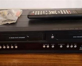 Funai DVD Recorder / VCR ~ Powers on and Functions ~ Remote