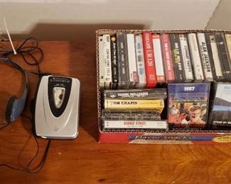 Durabrand AM/FM Cassette Player (works) and Cassettes ~ have been checked