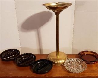 Lot of Smoking Ashtrays