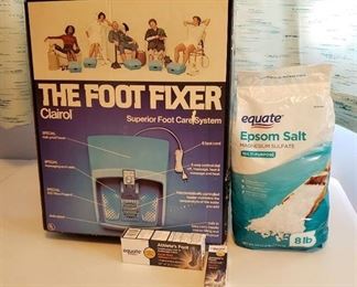 Epson Salt, Athlete's Foot Cream and The Foot Fixer System