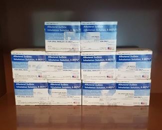 Lot of Albuterol Sulfate Inhalation Solution