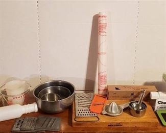 Lot of Kitchen Preparation Items