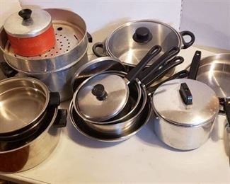 Lot of Pots & Pans ~ Many Different Styles and Conditions of Wear