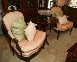 REALLY NICE PR. FRENCH PROVINCIAL SIDE CHAIRS