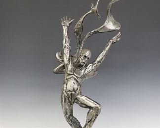 Theodore Gall aluminum sculpture