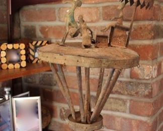 Iron traveling Altar / staff “Asen” from Fon people of Benin, Africa