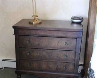Pair decorated nigh stands