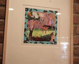 Mixed media signed Scheinman