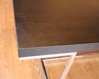 Tui, Soho dining table/desk – wood & chrome