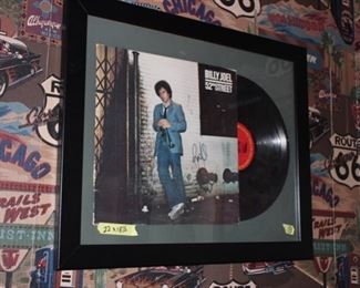 Billy Joel signed 52nd St album & cover