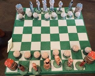 Golfer Chess Set