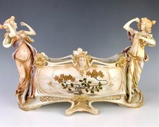 Rare Ernst Wallis Art Nouveau Centerpiece C. 1890