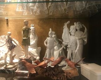 Lots of porcelain figures 