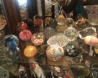 Murano paperweights 