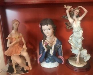 Lady porcelain figures 