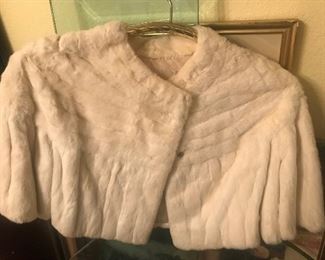 Vintage fur shawl 