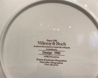 Villroy& Boch Luxembourg plates
