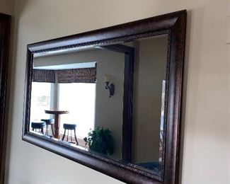 LARGE WALL MIRROR
67”L x 37”W
$175