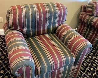 GREEN AND RED STRIPE LOUNGE CHAIRS
$80 EACH