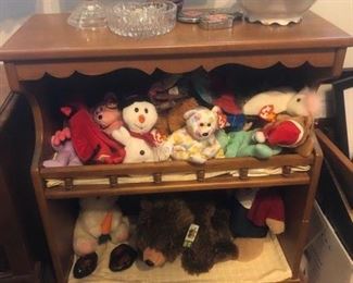 Occasional table and beanies!