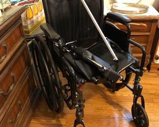 Wheelchair and shower seat
