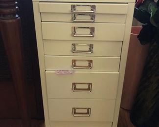 Metal storage cabinet