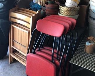 Folding chairs