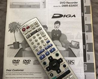Panasonic DVD recorder DMR-ES40V