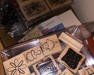 Tons of scrapbooking supplies!