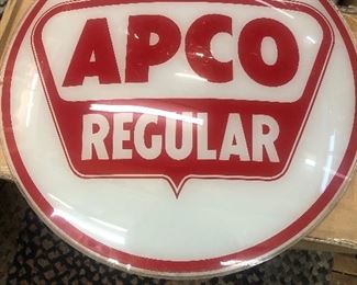 Vintage Apco  1/2 gas globe 