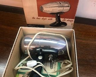 1960’s hairdryer in box