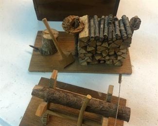 Handmade wooden items 