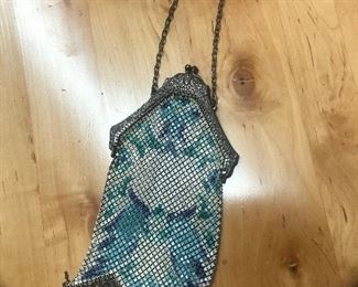 1930’s enamel mesh purse 