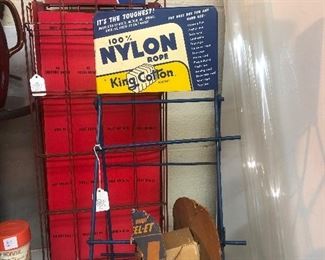 Rit dye display rack 
Nylon king cotton display rack
