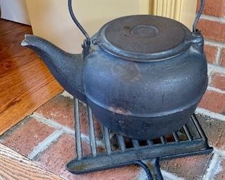 Cast iron pot: $40