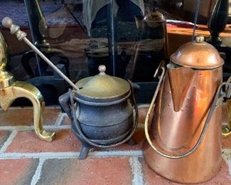 Copper kettle: $35 (SOLD)