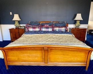 Traditions France, Brittany Collection King bed: $595 Matching side tables: $175 ea