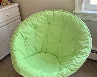 Lime Green Lounge Chair: $25