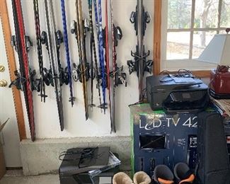 Skis and boots