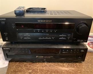 Sony Receiver and CD changer: $50.00