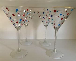 4 Martini Glasses: $5