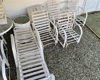 Outdoor Set - needs cushions and needs a good cleaning: $150 