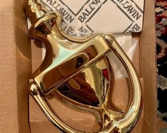 Baldwin brass knocker: $10